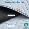 PPOLCA Waterproof Cooling Mat for Large Dogs - Q-MAX>0.5, Thin