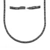 [He] Pure Titanium Germanium Necklace, Men's, Black Magnetic Necklace, Hematite,