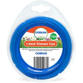 VONRUSS-UK 15M Garden Strimmer Trimmer Line Cord 1.2mm 1.6mm 2mm Nylon Wire Garden Grass (1.6mm x 15m)