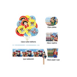 Birthday Party Supplies Birthday Balloons Birthday Party Tableware Party Table Cloth Birthday Plates Cups and Napkins Birthday Decoration