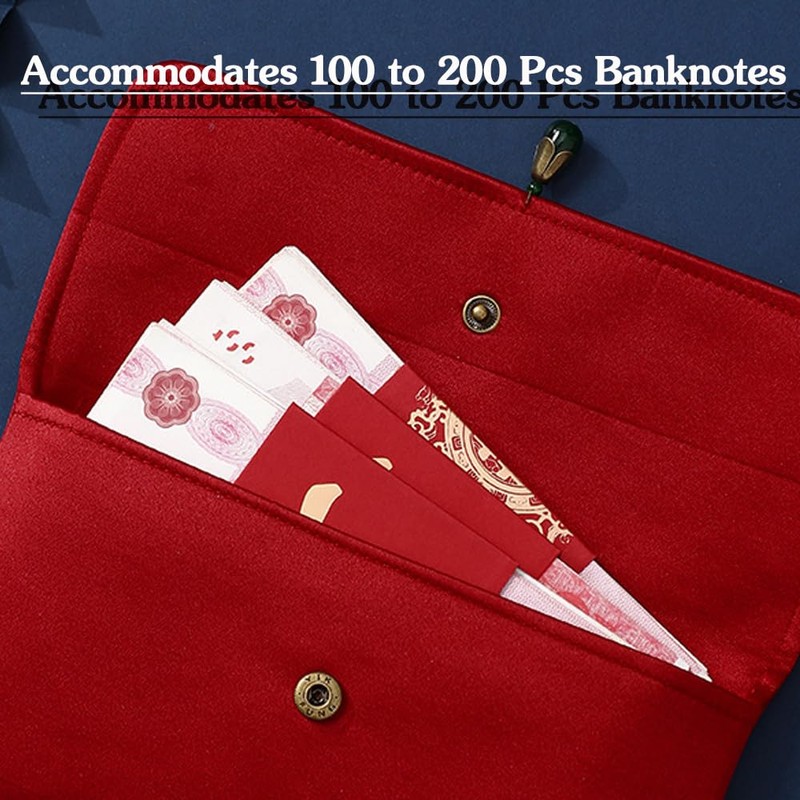 Fabric Red Envelopes for Chinese Wedding Tea Ceremony or Engagement