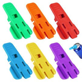 6pcs Canned Drink Openers, Multi-color Beer Can Tab Opener Portable Beverage Pop Can Opener Manual Easy Can Opener Versatile Drink Can Top Ring Opener Beverage Cover Shields for Beer Soda Pop