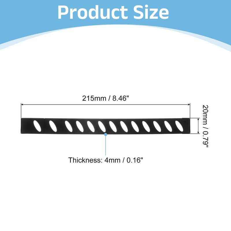 uxcell 50Pcs Blade Edge Guards Knife Protector, 215x20x4mm Plastic Blade