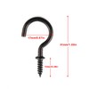 E-outstanding Cup Hook 50PCS 1-1/4 Inch Self-Tapping Screw-in Shouldered Ceiling