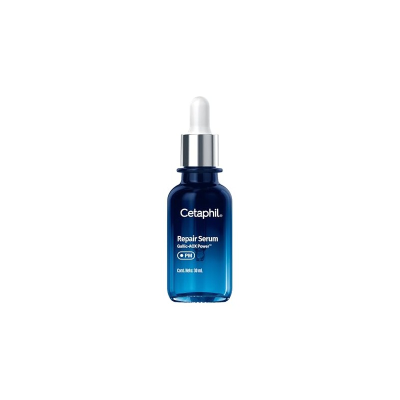 Cetaphil Sérum Reparador Noche CICA Bifida Vitamina B5 Piel Sensible