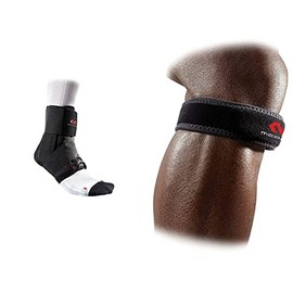 McDavid, Soporte para Tobillo con Correa 195 Deluxe  Correa de Soporte de Rodilla, Alivio del Dolor de tendón rotuliano Apoyo, tendinitis, Jumpers... 