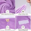 Mumoo Bear 3 Pack Microfiber Hair Drying Towel Wrap Super