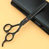 7 Inch Black Hair Thinning Scissors Barber Hair Cutting Scissors Salon