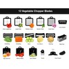 Vegetable Chopper 22-in-1, 8 Blade,Onion Mincer, Cutter, Dicer, Egg Slicer