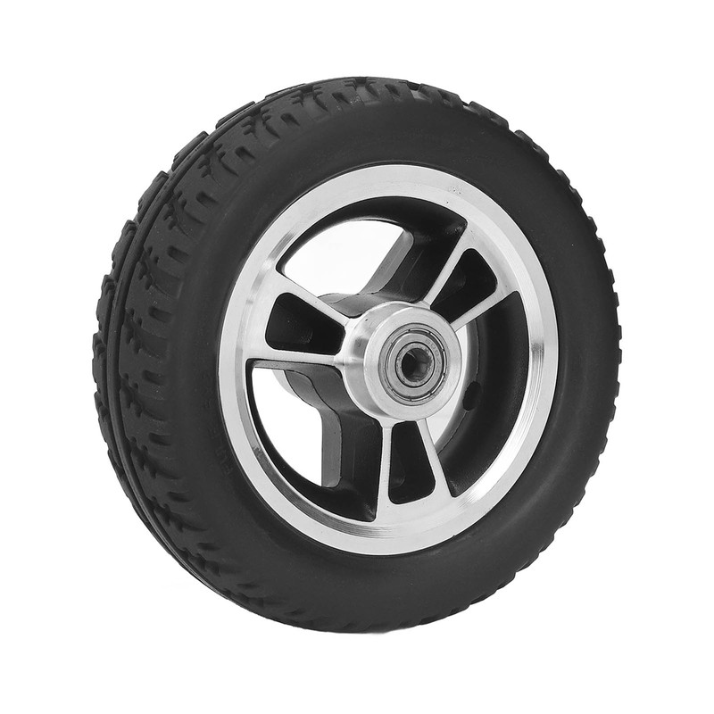 6in Wheelchair Wheel Light Sturdy Aluminum Alloy Hub Quiet Anti