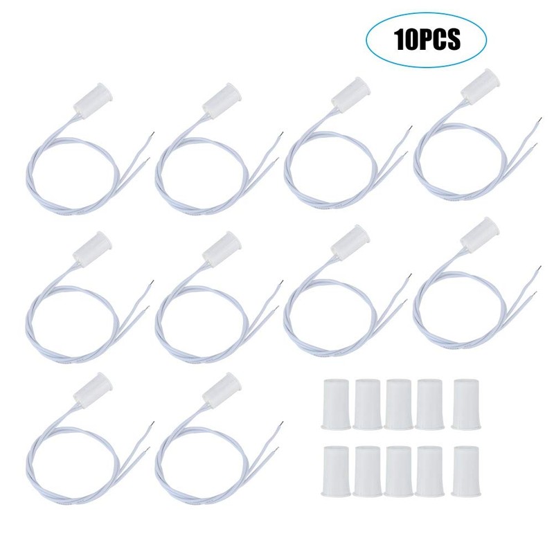 10 Pcs Magnetic Reed Switch Remote Control Wired Window Door