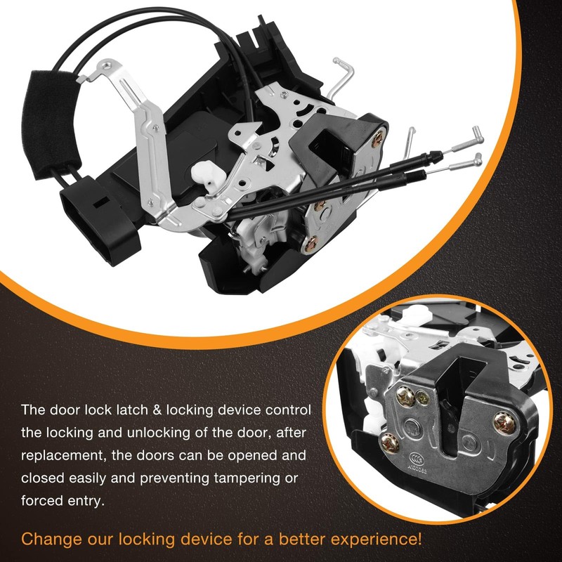 Door Lock Front Right Latch Actuator Compatible with Toyota Sequoia
