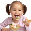 Quimoy 2 Pairs Chopsticks for Kids, Automatic Rebound Kids Chopsticks