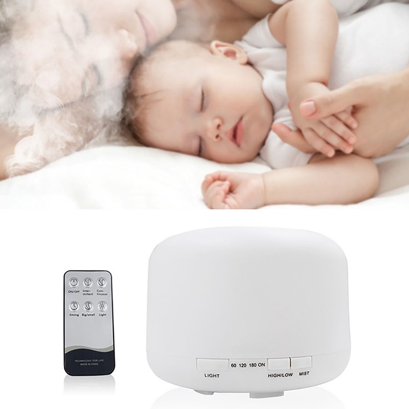 Essential Oil Diffuser with Remote Control 500ML Aromatherapy Humidifier for