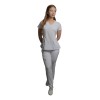Uniforme Clinico Daff Antifluidos-stretch + Gorro Qx. Regalo Blanco Lisa