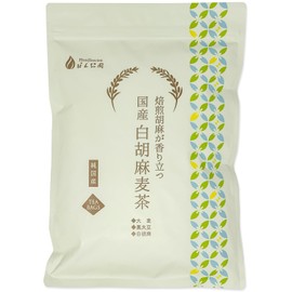 Domestic White Sesame Barley Tea Bag, 0.1 oz (3 g) x 50 Packets, Large Capacity, Honjien Tea, Non-Caffeinated Grigo, Barley Tea, Health Tea