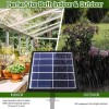 50FT Solar Power Self Watering System Drip Irrigation Kit Plant