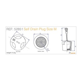 Kayak Gear Sold As Pair Medium Self Draining Scupper