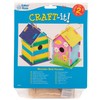 Baker Ross EF665 Wooden Birdhouse Kits (Pack Of 2) For
