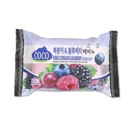 [Out_62] Blueberry Beauty Soap, Exfoliating Soap, Face Wash, Shower, Bathroom Soap / [아우트_62]블루베리 미용비누 때비누 세안 샤워 욕실비누