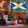 Christmas Flag 5ft x 3ft with eyelets - Christmas Banner