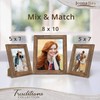 Icona Bay - 5x7 Chestnut Brown Picture Frame - Rustic