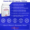 Vitamin B12 120 High Strength Capsules 1000µg - One Daily
