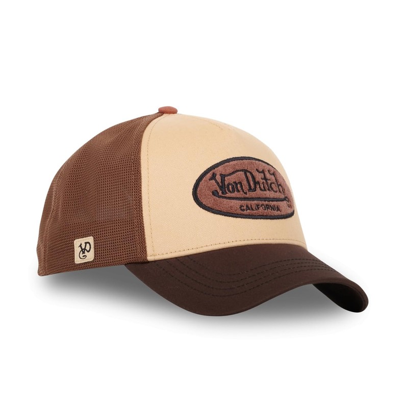 Von Dutch Mens Womens Womens Trucker Cap Terry Adjustable Cap,
