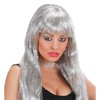 Metallic Silver Eyelashes Accessory for Fancy Dress