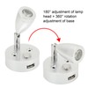 10V‑30V RV Reading Light LED Spotlight Bedside Lamp 3500K Warm