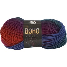 Cygnet Boho Spirit Knitting Yarn/Wool - 100g DK Arun Knit Ball - 19 Shades (Flame- 6388)