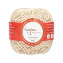 Anchor 4770008-00387 Crochet Yarn, 100% Cotton, 387, Thickness 8, 163 g