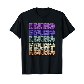 Love Heart Bruno Retro Style Bruno Lover Heart T-Shirt
