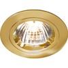 Knightsbridge IP20 230V/12V GU10/MR16 Brass Recessed Fixed Twist & Lock