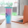 Vaso de Plástico Reusable con Doble Pared 710 ml Brillante