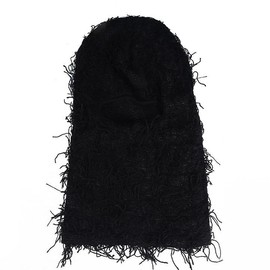 JointlyCreating Balaclava Face Mask for Men and Women One Size Distressed  Full Face Knitted Ski Mask,Windproof Cool Snowboarding Motorcycle UV Protection Hat - Color: Style 1-Black