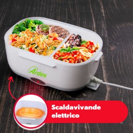 ARDES - AR1K01G Tragbarer elektrischer Speisenwärmer, Warmhaltebehälter für Lebensmittel - Lunch Box fürs Büro, praktisch und schnell