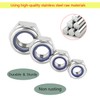 Ctyjia Pack of 20 304 Stainless Steel M8 Hex Nuts,