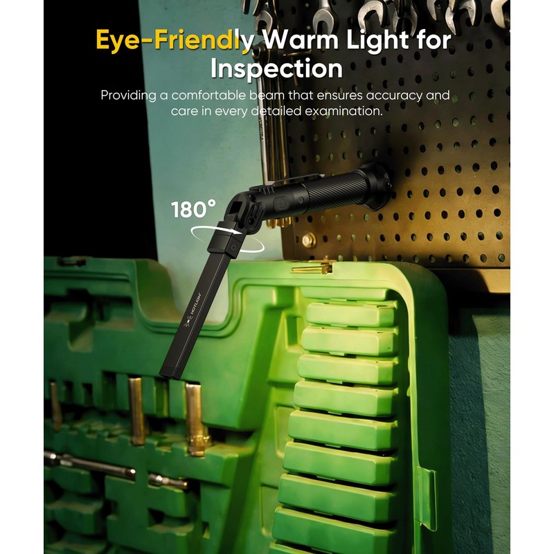 HOTLIGH Magnetic Work Light - 3200mAh Mechanic Light with Magnetic