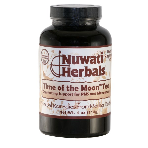 Nuwati Herbals Time of the Moon Herbal Tea Blend - Support for PMS and Menopause Symptoms, 4 ounces