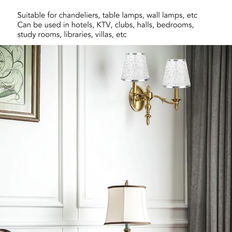 Cloth Lampshade Clip On Design Modern Barrel Fabric Lamp Shades