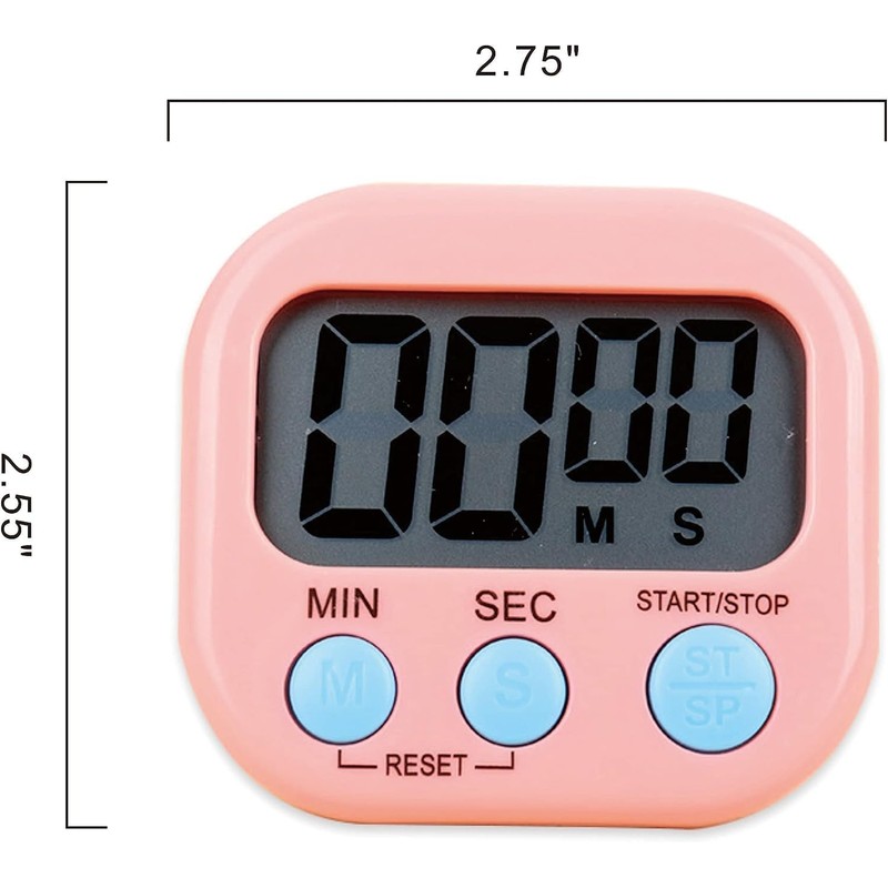 Kitchen Timer, Magnetic Digital Count up&Count down Kitchen Timers for