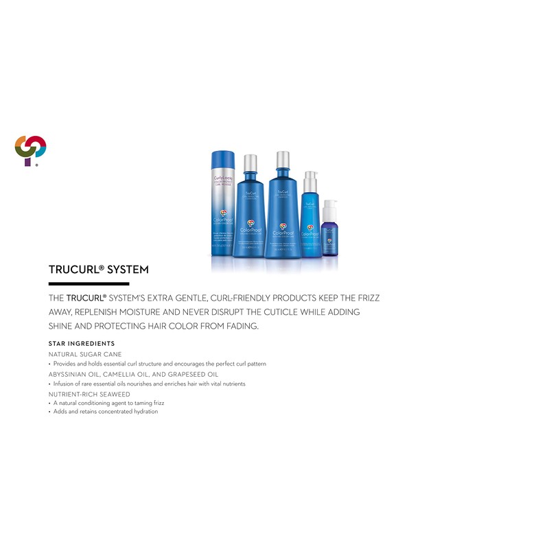 ColorProof Color Care Authority TruCurl Anti-Frizz Oil, 1.7oz