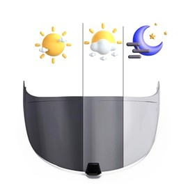 psler Helmet Visor for R420 - R420 Helmet Visor Helmet Face Shield Helmet Accessories Replacement for R420,Photochromic