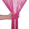 WedDecor Hot Pink String Curtains Glitter Fringe Panel Fly Screen