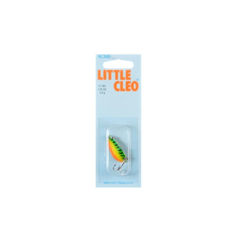 Acme Little Cleo Fishing Terminal Tackle, 1/8-Ounce, Fire Tiger