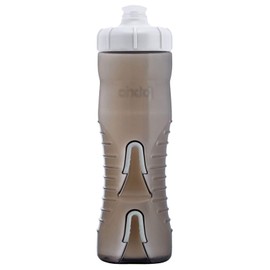Fabric Cageless Water Bottle, 750ml, Smoke/White