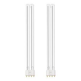FKBYM 2-Pack 36W UV Replacement Bulbs, 36W UV Bulb Lamp, Compatible with JEBAO PU-36W Filter Sterili-zers, 2G11 4-Pin Bulb Base, HVAC U-V Light