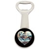 Baltimore Maryland Travel Souvenir Destination Heart Shape Design Magnetic Bottle
