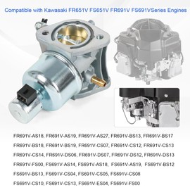 RUIANOMG 15004-0985 Carburetor Replacement For Kawasaki FR651V FS651V FR691V FS691V Engine, Include Air Filter, Fuel Pump, Replace 15004-0828 15004-0986